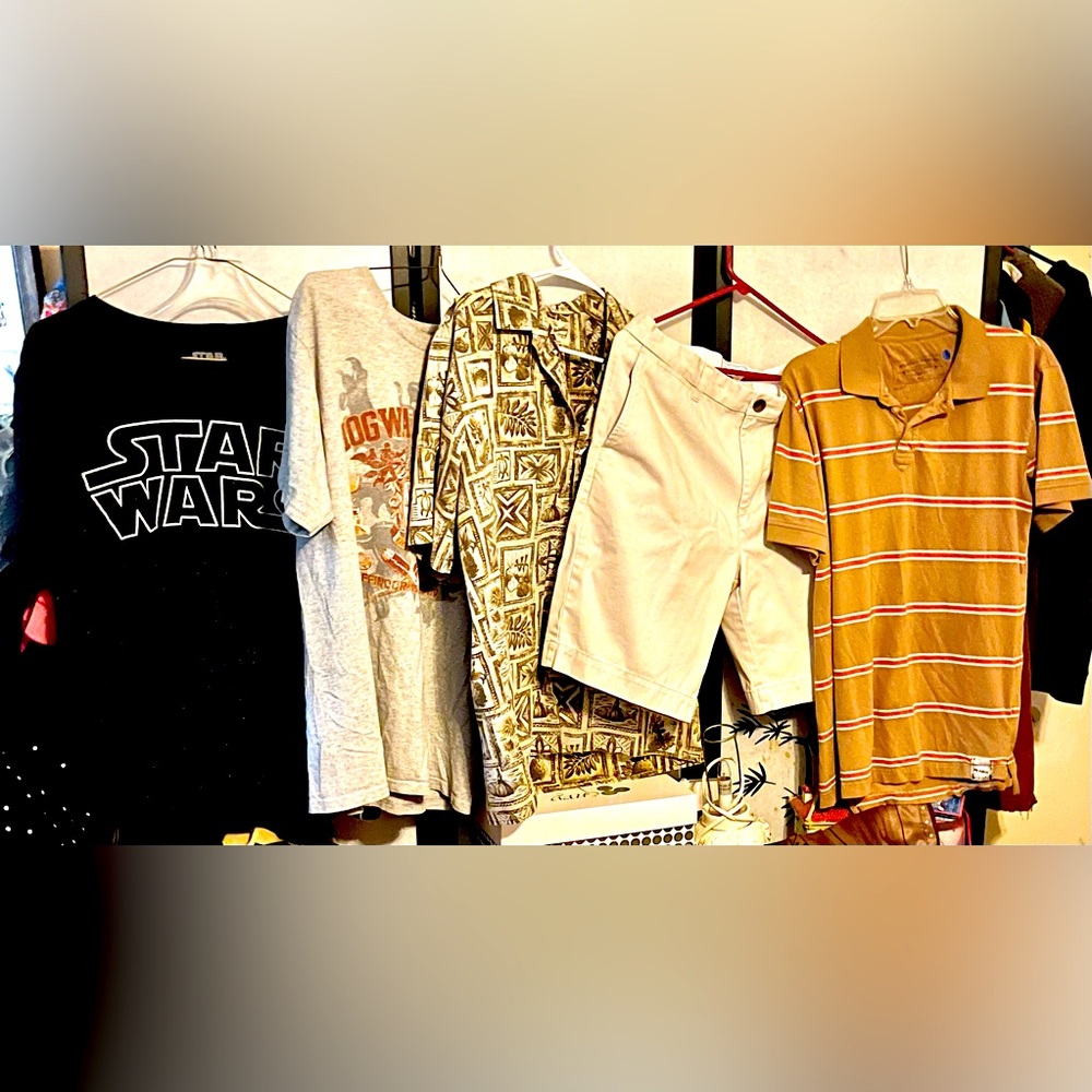 Men’s Medium Bundle Five Items Include Shorts And… - image 1